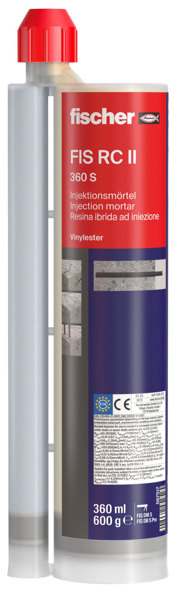 fischerwerke Injektionsmörtel FIS RC II