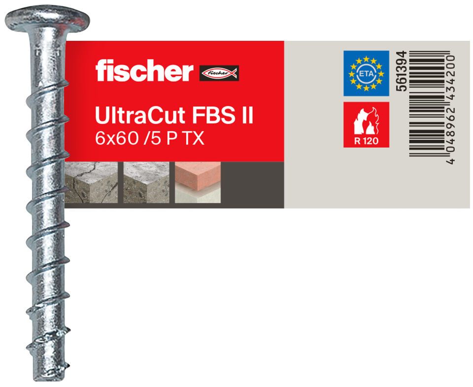 fischerwerke Betonschraube UiltraCut FBS II