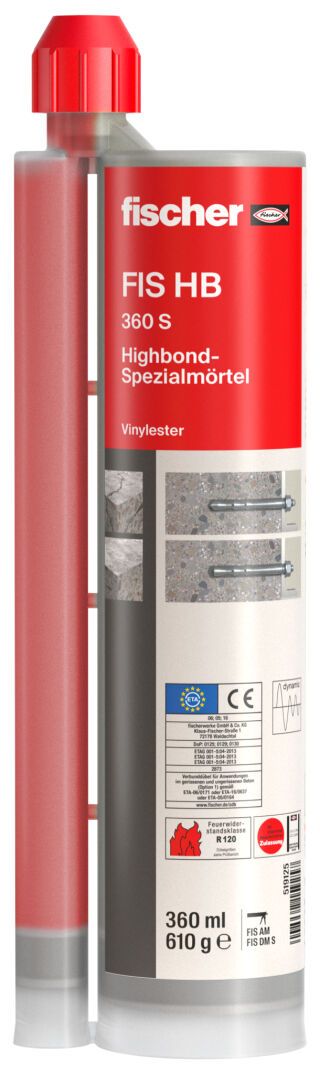 Highbond-Spezialmörtel FIS HB 360 S FIS HB 360 S (DE) INJEKTIONSMÖRTEL