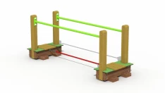 Abenteuerpfad für Kleinkinder - Affenbrücke