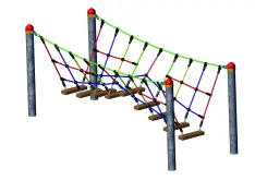 Abenteuerbrücken - Abendteuer Holzsteg