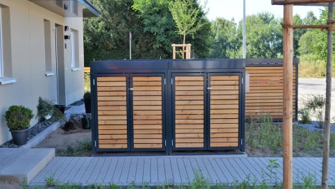 Mülltonnenboxen für 240l Tonnen