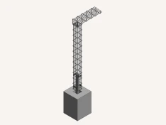 Tragkonstruktion: Drahtbalken