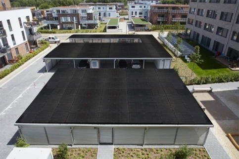 Photovoltaikanlagen für alle Carports und Einhausungssysteme