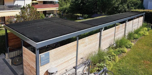 Photovoltaikanlagen für alle Carports und Einhausungssysteme