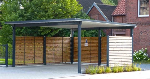 Carport-aus-Stahl-Trapezblech-Dacheindeckung