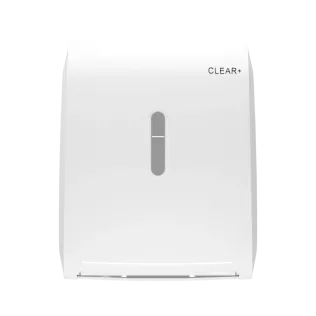 Clear+ Handtuchrollen-Spender weiß