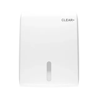 Clear+ Falthandtuchspender weiß