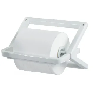 Clear+ Industrie Rollenpapierspender für Montage, weiß
