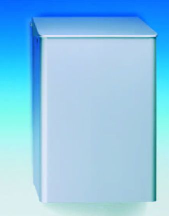 CWS MediLine Abfallbehälter 6 l, Aluminium eloxiert, Mattsilber