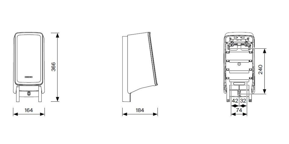 CWS PureLine Toilet Paper Toilettenpapierspender