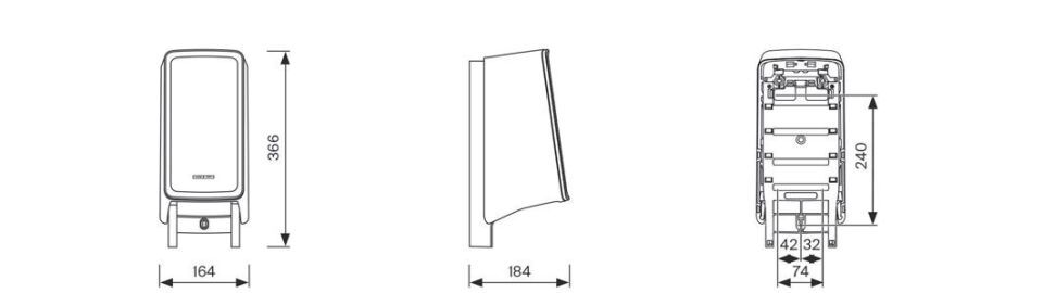 CWS PureLine Toilet Paper Toilettenpapierspender