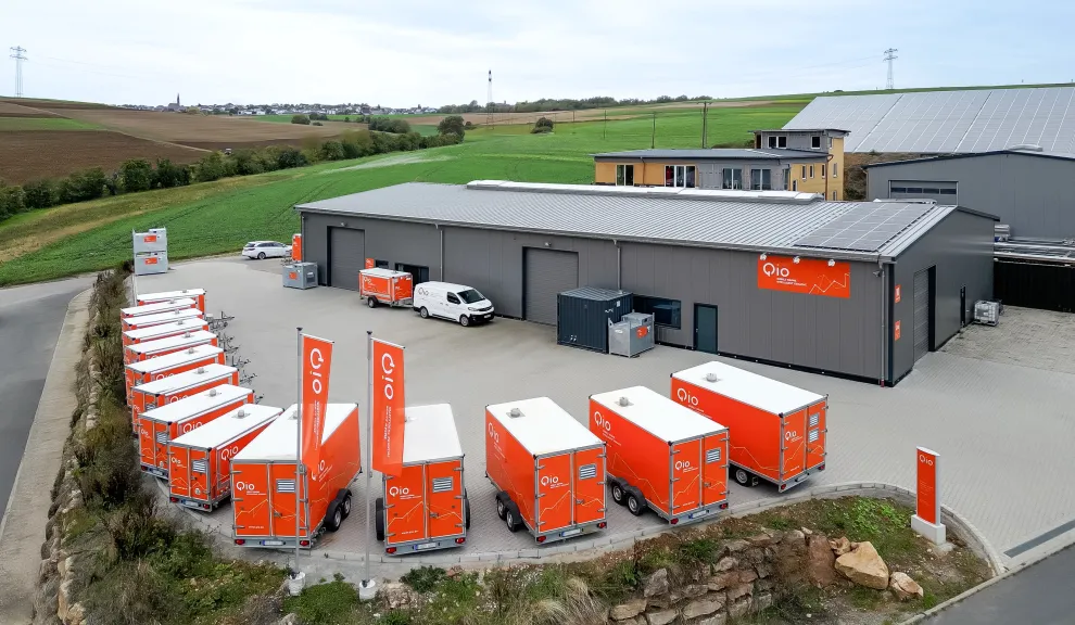 Mobile Heizzentralen der Qio GmbH