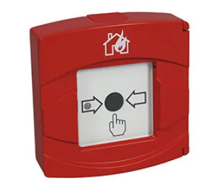 Alu Handfeuermelder rot