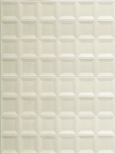 Wandfliesen in Retro-Optik: Square 3D Cream