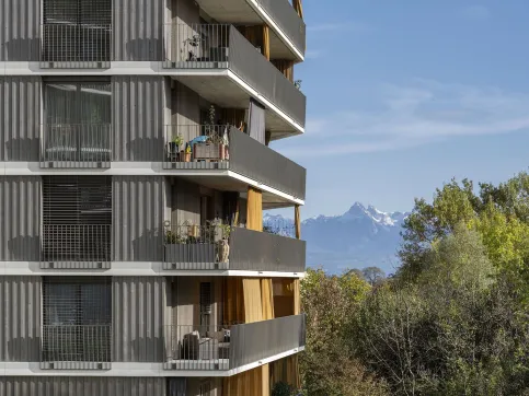 Profil HM-20150 für den Außenbereich | Ecoquartier in Nyon, Kanton Waadt