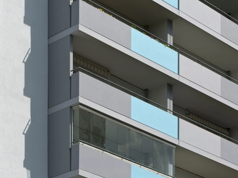 Beschichtungssysteme für den Balkon. Wohnanlage, Berlin, DE Bauherr: HOWOGE Wohnungsbaugesellschaft mbH, Berlin, DE. Foto: StoCretec