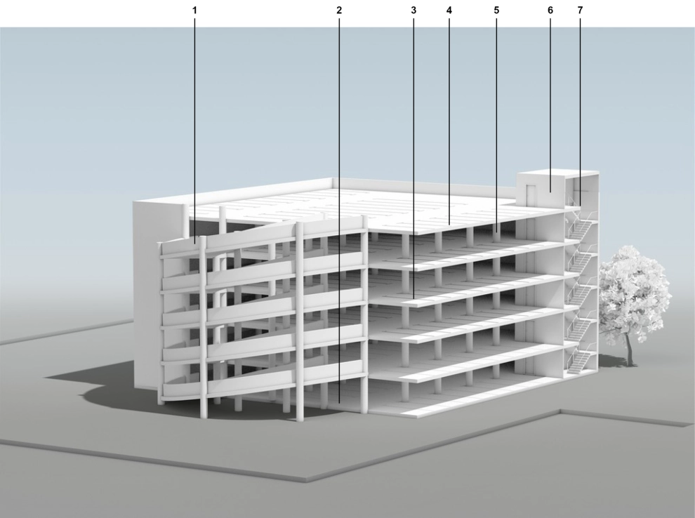 Systemlösungen für Parkbauten.