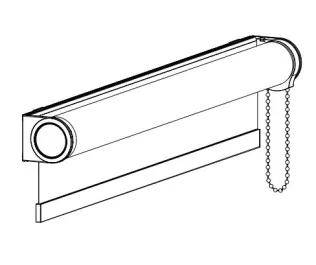 Classic Rollo mit Trägerprofil