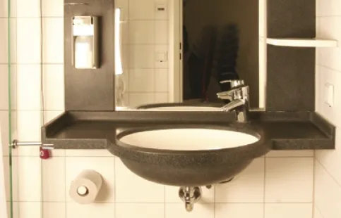 Santa Cruz 460 / Maße Becken: 490 x 335 x 160 H mm