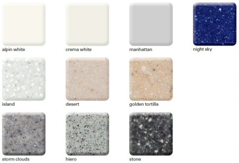 GraniCOR VM Solid surface; Volle Masse