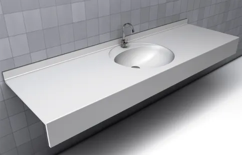 Topline Diskus / Maße Becken: 480 x 380 x 140 H mm