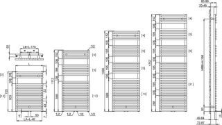 BEMM Badheizkörper KART PLUS 1 (Mittenanschluss)