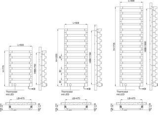 BEMM Elektro-Designheizkörper STEP E