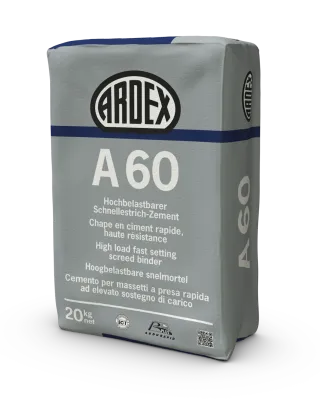 ARDEX A 60 Hochbelastbarer Schnellestrich-Zement