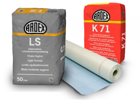 ARDEX STRONGLITE® Leichtestrich Systemboden