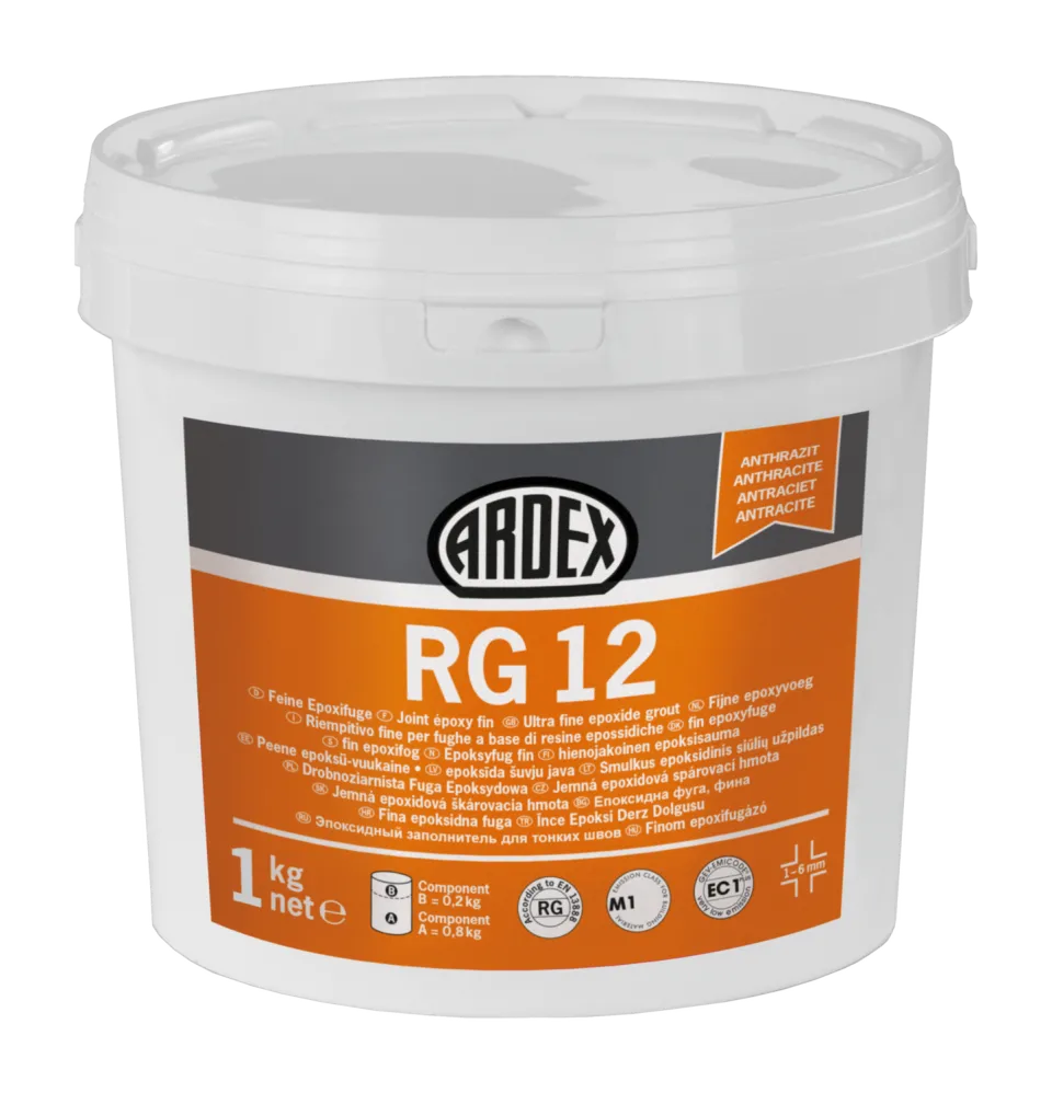 ARDEX RG 12  1 - 6 feine Epoxifuge, anthrazit Dose m.Deckeleinheit: 1 kg (VE=4 Dosen)