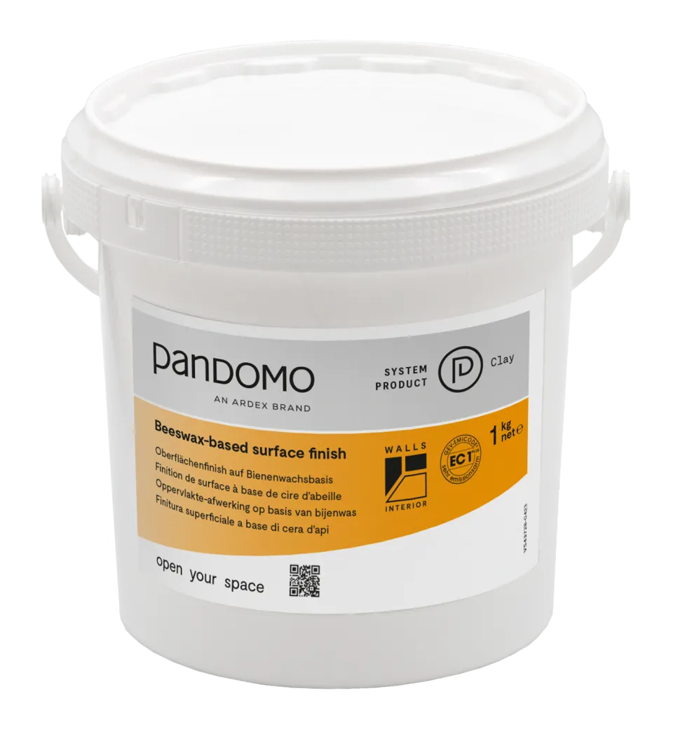 PANDOMO Clay Finish Oberflächenfinish auf Bienenwachsbasis