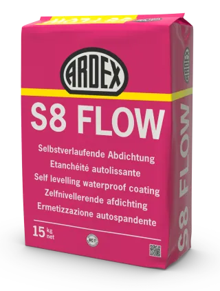 ARDEX S8 FLOW Selbstverlaufende Abdichtung