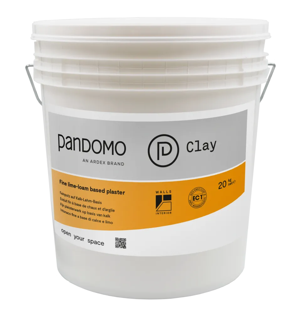 PANDOMO Clay Feinputz auf Kalk-Lehmbasis