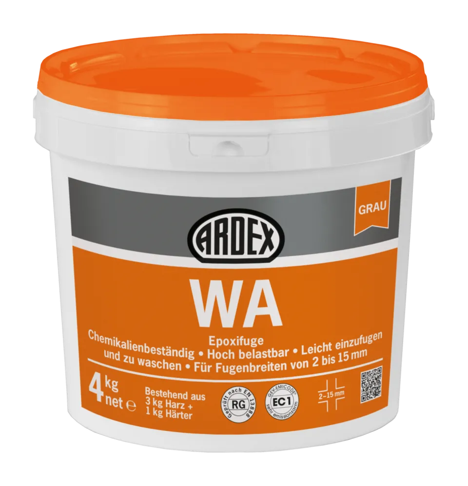 ARDEX WA Epoxifuge, silbergrau Eimer mit Deckeleinheit: 4 kg