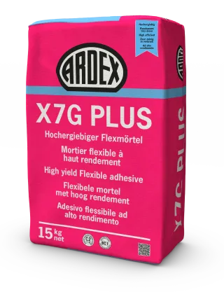 ARDEX X 7 G PLUS Hochergiebiger Flexmörtel 15 kg Papiersack