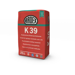 ARDEX K 39 Reaktivierbare Bodenspachtelmasse