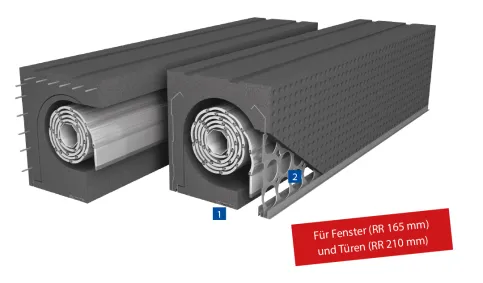 ROKA-NEOLINE® ist der erste Rollladenkasten aus Neopor® für eine optimale Wärmedämmung.