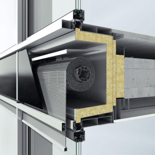 Schüco Sonnenschutzsystem CSB in Fassadensystem FWS 50/60