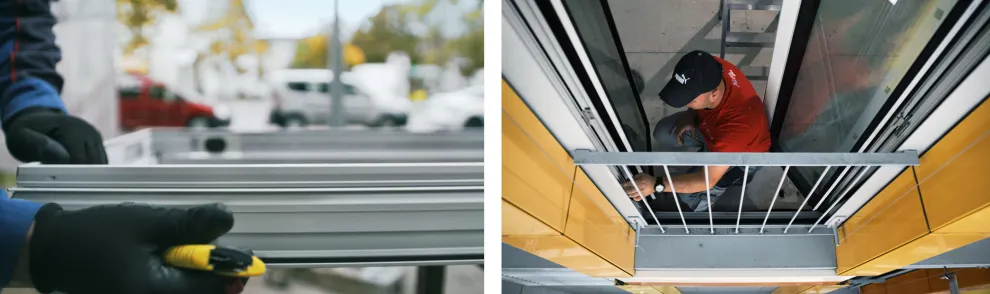 Die Trennung der Materialien erfolgt direkt auf der Baustelle.