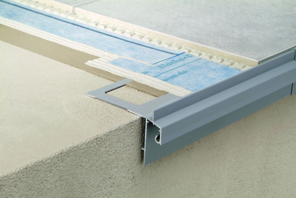 BLANKE BALKON-ABSCHLUSSWINKEL, Außenecke, Aluminium