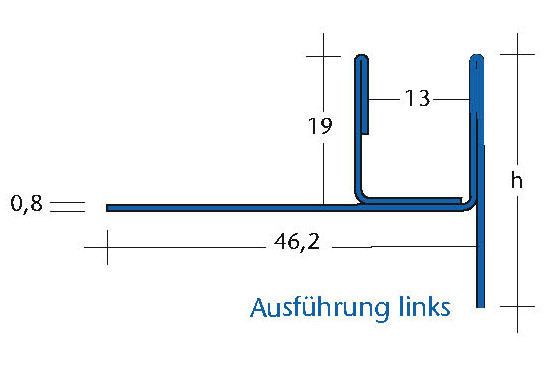 BLANKE AQUA-KEIL GLAS, Edelstahl