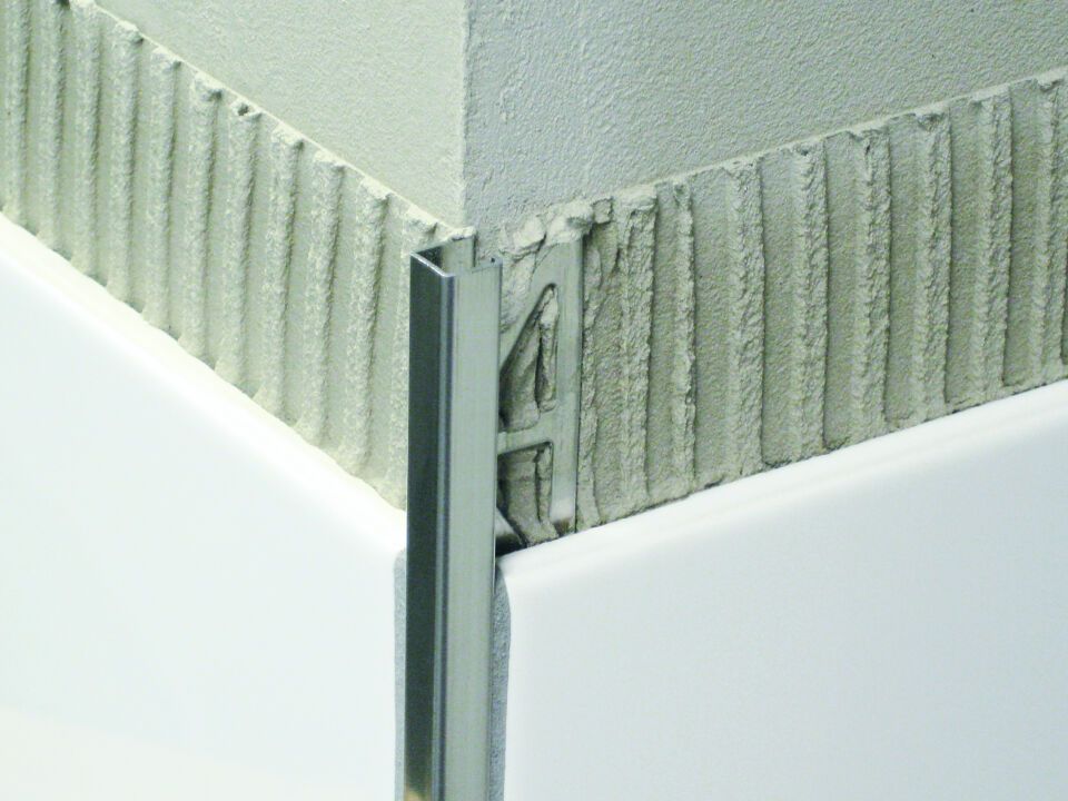 BLANKE CUBELINE Abschlussprofil, Aluminium, eloxiert, kreuzgeschliffen
