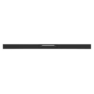FLEX-LINE Abdeckung 120 Design 1, schwarz matt, beschichtet