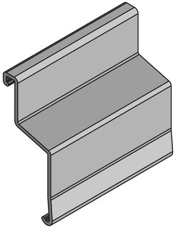 BLANKE BALKON-ABSCHLUSSPROFIL, Verbinder, Aluminium