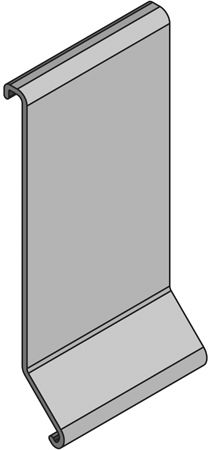 BLANKE BALKON-ABSCHLUSSWINKEL, Verbinder, Aluminium