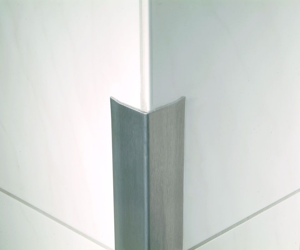 BLANKE ECKSCHUTZWINKEL, ohne Klebeband, Edelstahl