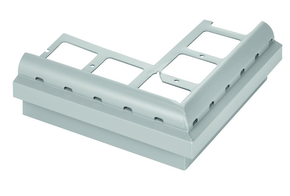BLANKE BALKON-DRAINVIERTELKREIS, Außenecke, Aluminium