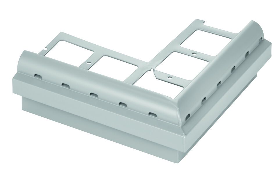 BLANKE BALKON-DRAINVIERTELKREIS, Außenecke, Aluminium