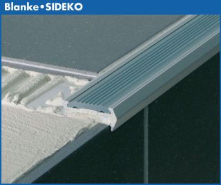 BLANKE SIDEKO, ohne Einlagestreifen, Aluminium